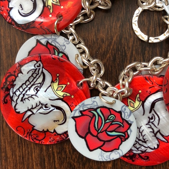 Alabama football Earrings and bracelet - Picture 3 of 5